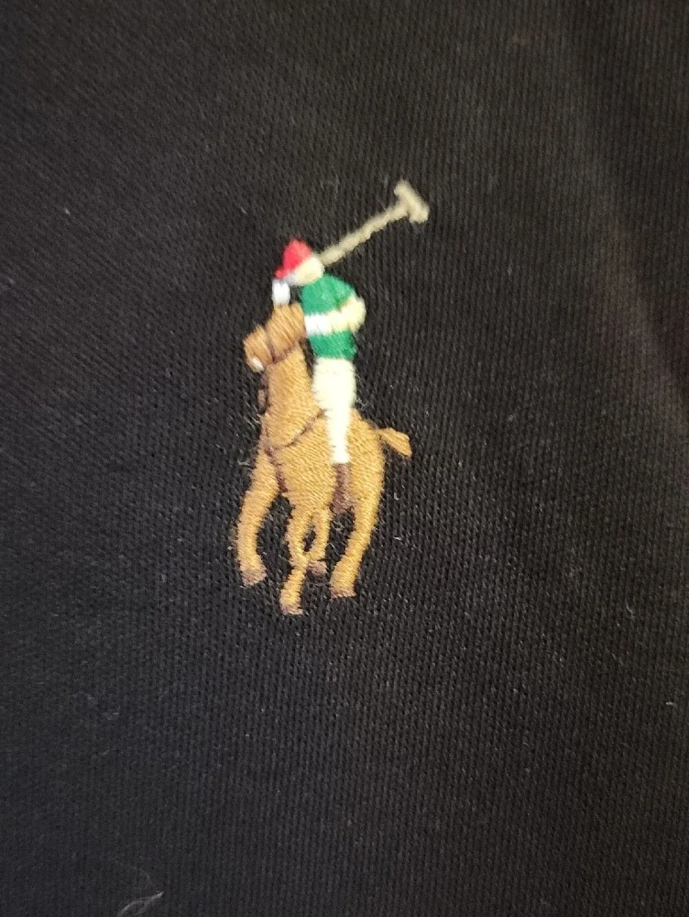 Polo by Ralph Lauren Men’s Black Short-Sleeve Polo with Embroidered Pony